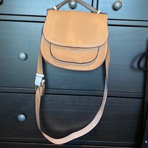 Zara handbag Tan & Beige with shoulder strap.